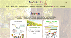 Desktop Screenshot of mazulitisru.lv